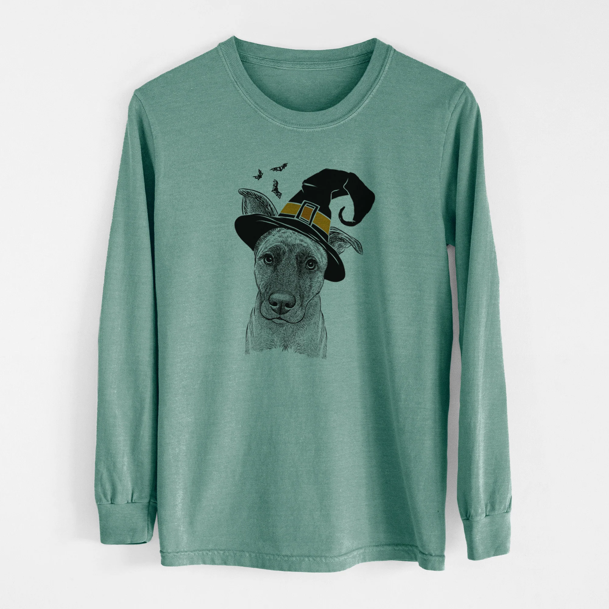 Witch Zoey the Mixed Breed - Men's Heavyweight 100% Cotton Long Sleeve - Image 12