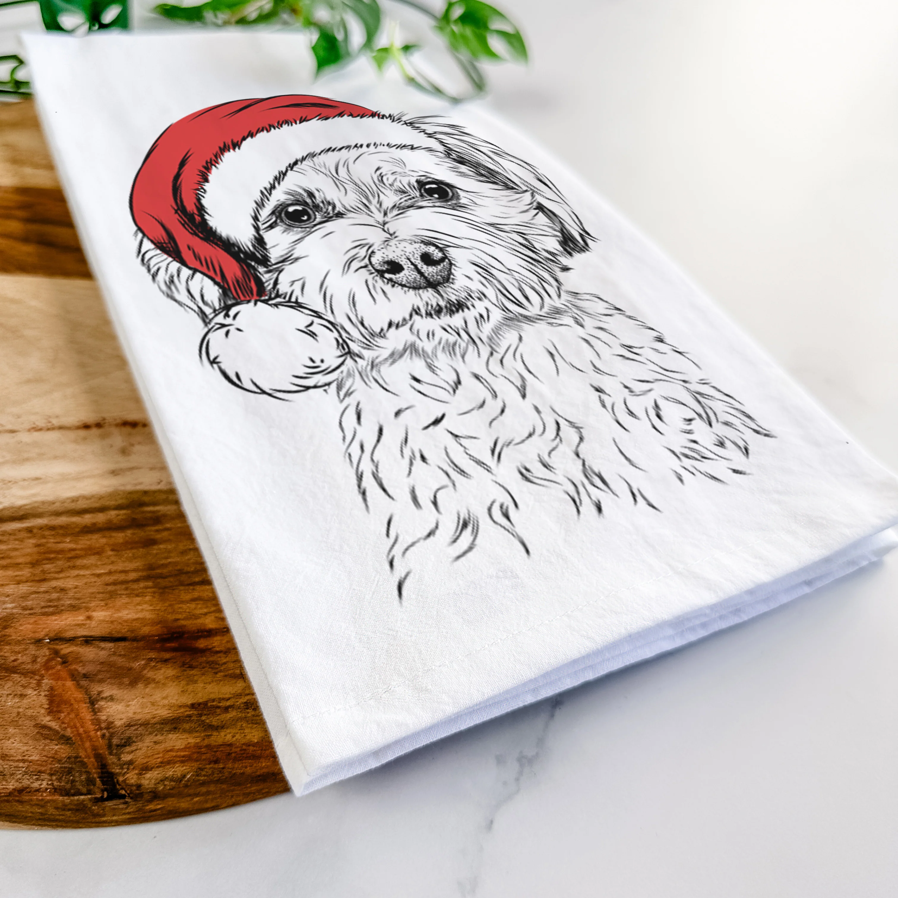 Wyatt the Coton de Tulear Tea Towel - Image 9