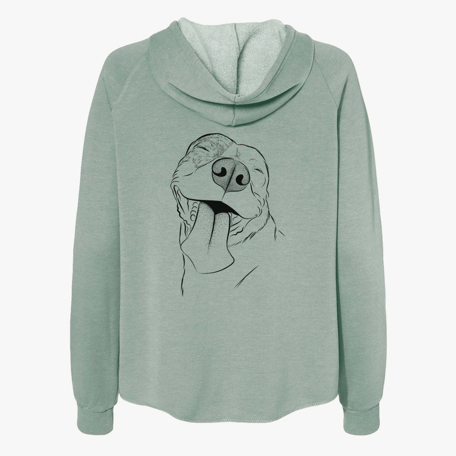 Xena the American Staffordshire Terrier - Women's Cali Wave Zip-Up Sweatshirt - Image 4
