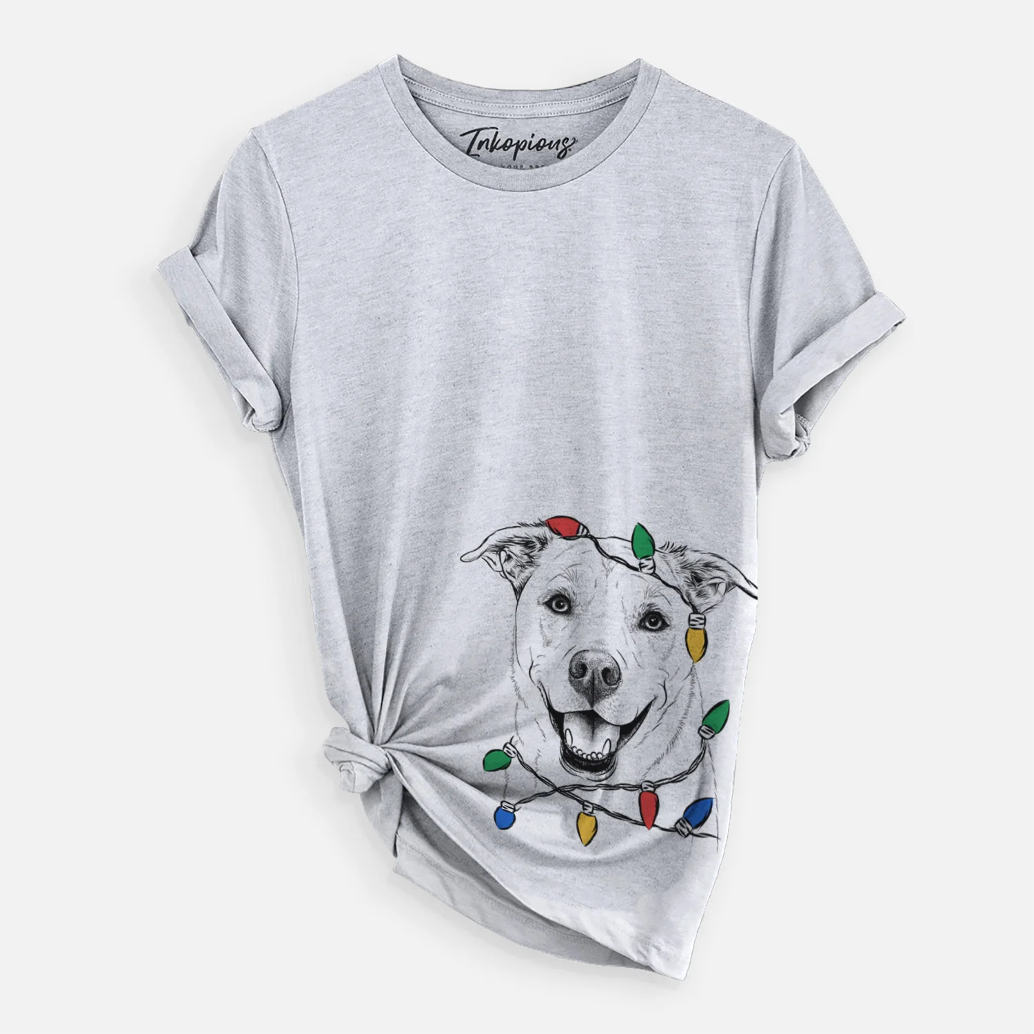 Christmas Lights Name the Mixed Breed - Unisex Crewneck - Image 3