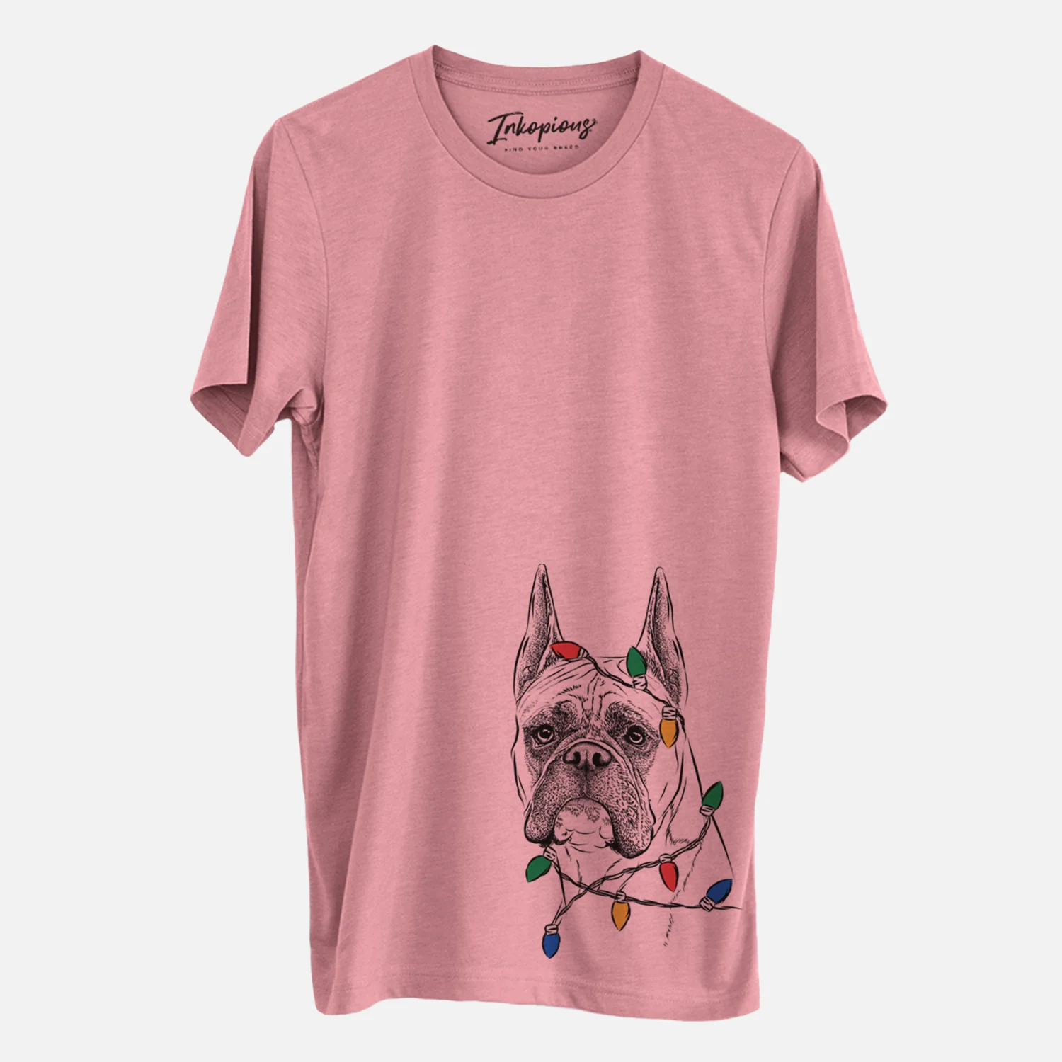 Christmas Lights Name the Boxer - Unisex Crewneck - Image 4