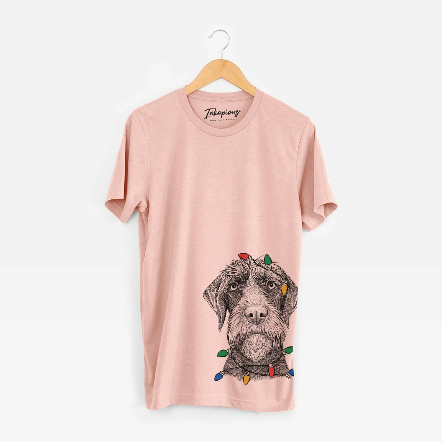 Christmas Lights Oakley the Pudelpointer - Unisex Crewneck - Image 4