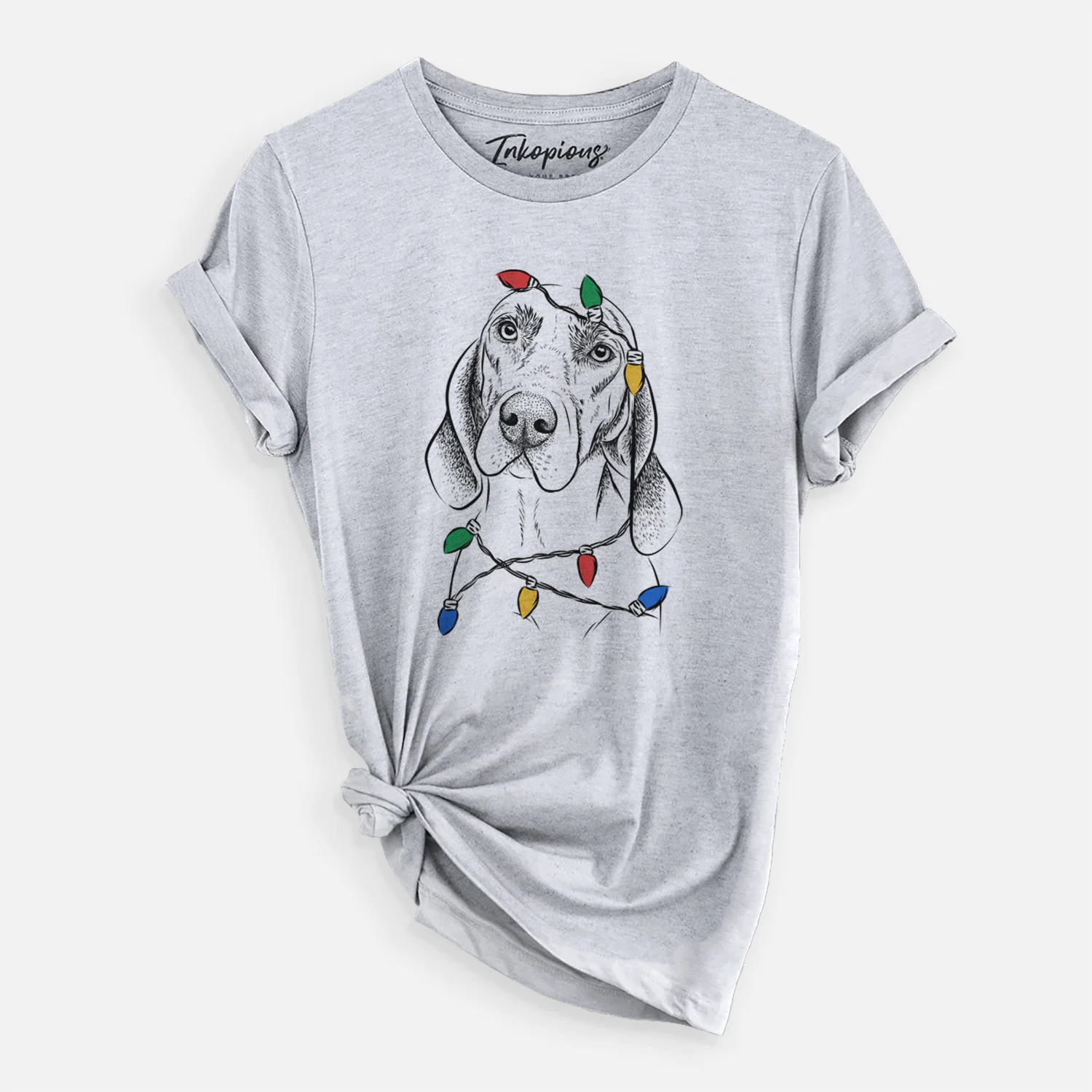 Christmas Lights Name the Plott Hound - Unisex Crewneck - Image 6