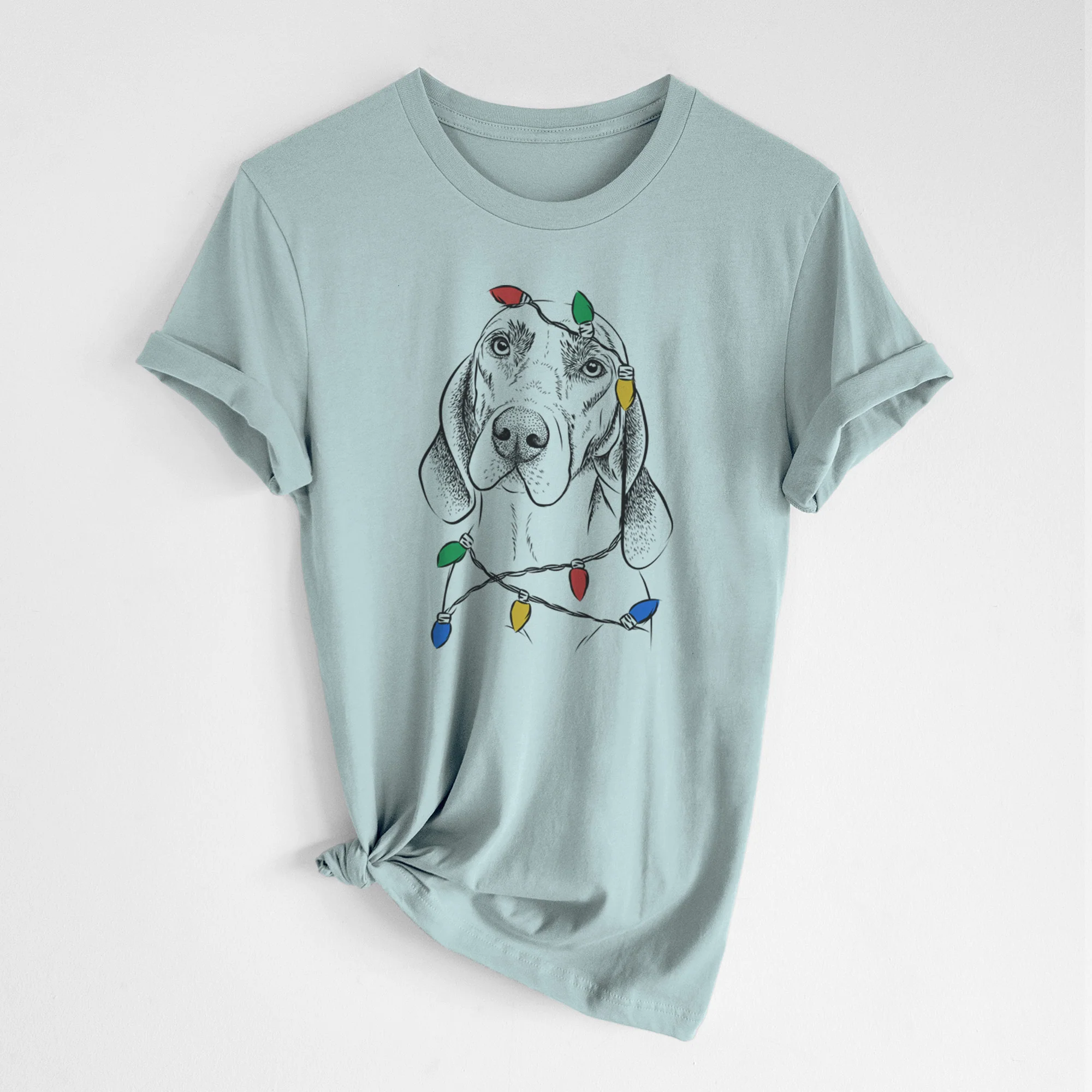 Christmas Lights Name the Plott Hound - Unisex Crewneck - Image 9
