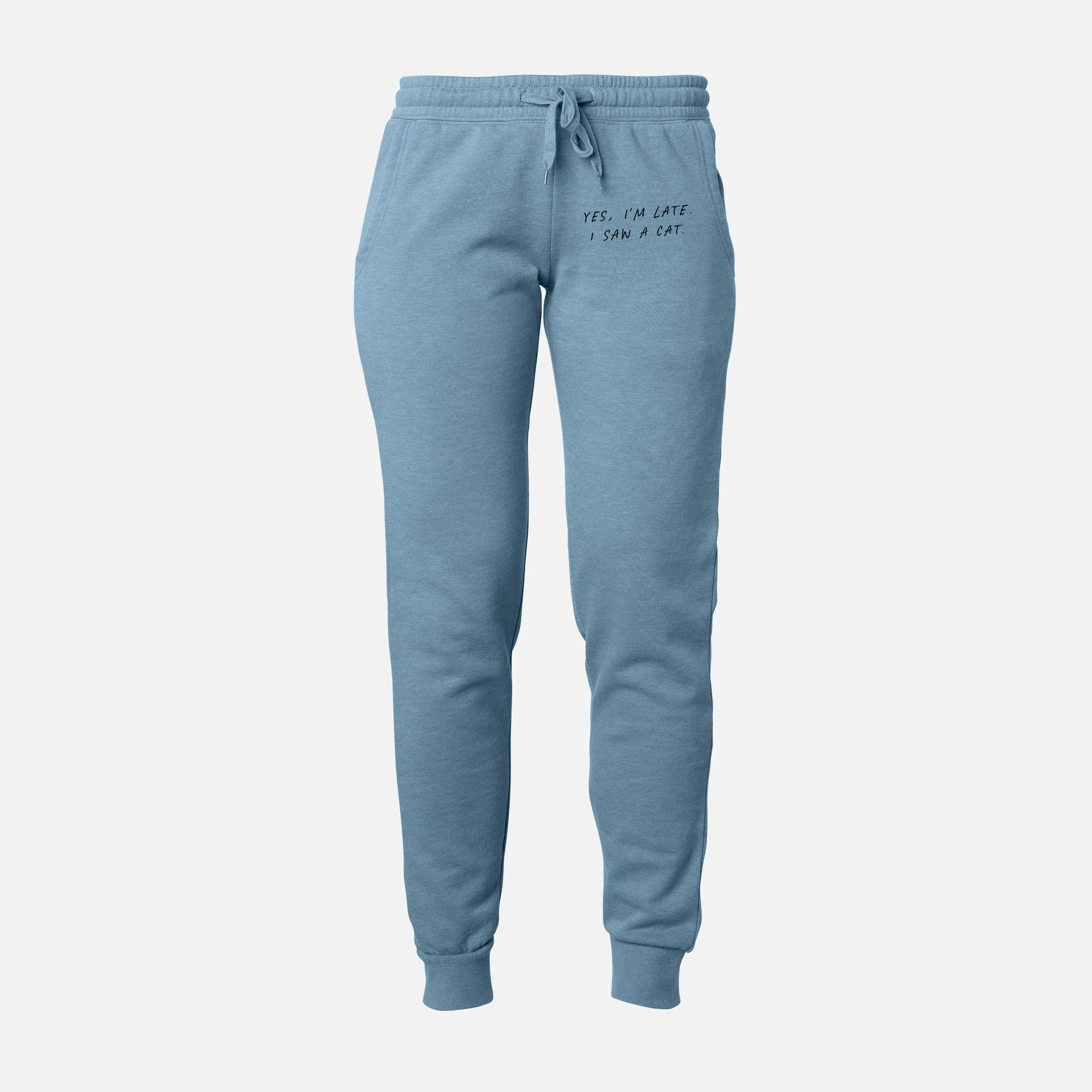 Yes, I'm Late. I Saw a Cat - Women's Cali Wave Joggers - Image 8