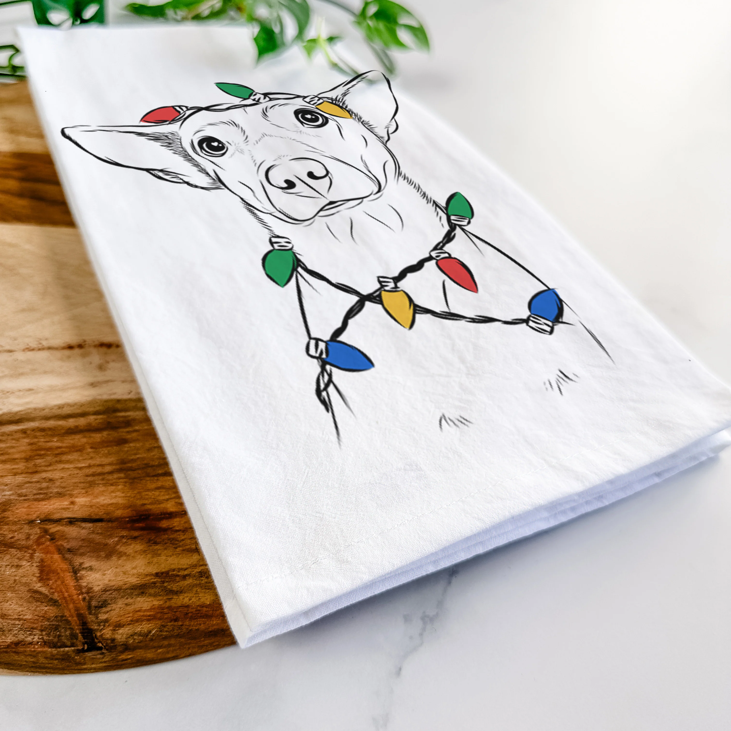 Yogi the Mixed Breed Tea Towel - Image 10