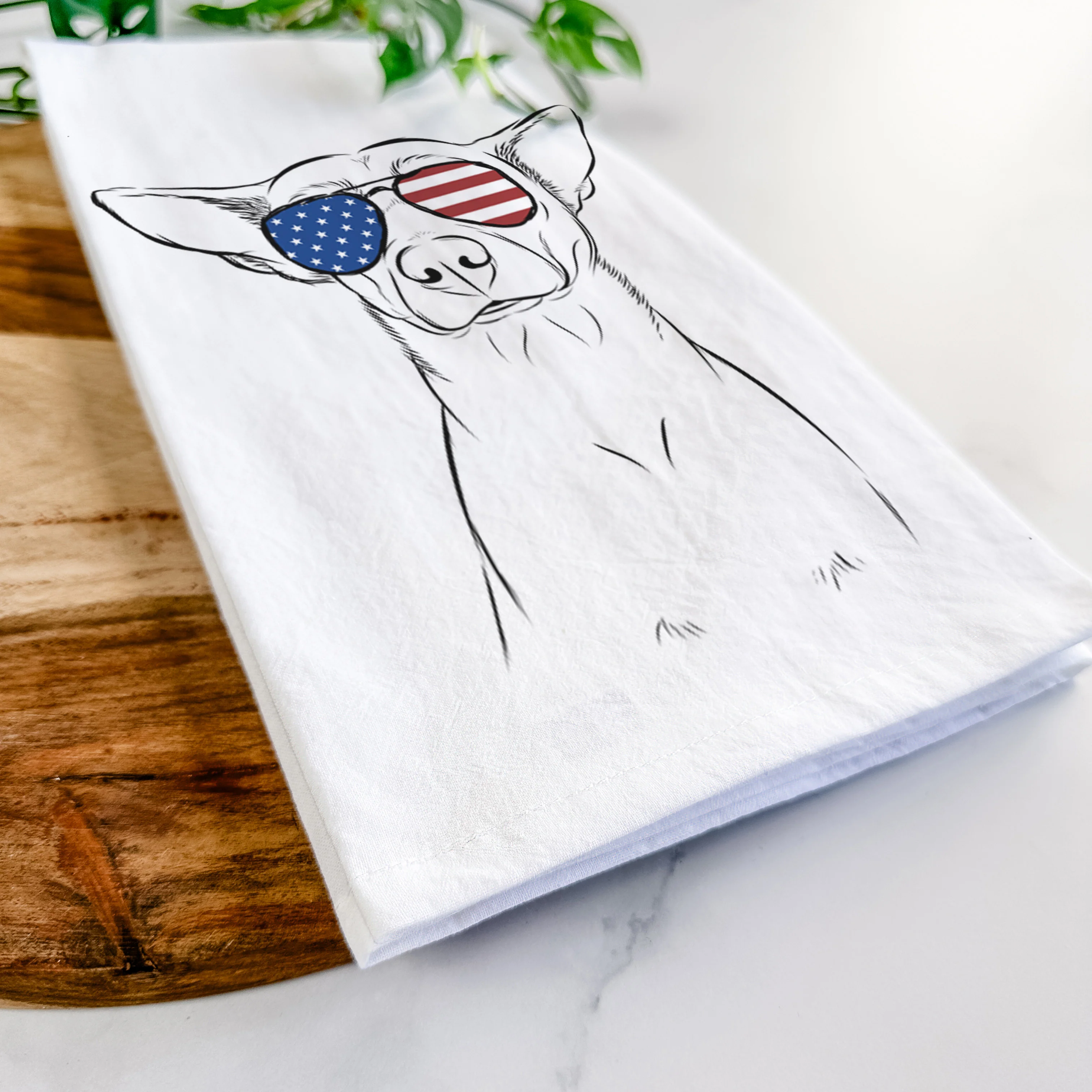 Yogi the Mixed Breed Tea Towel - Image 12