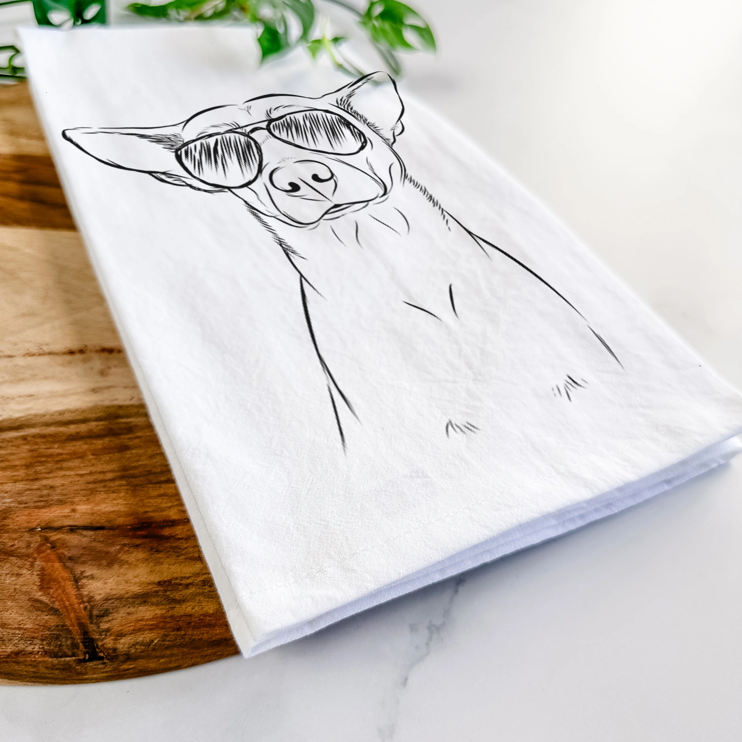 Yogi the Mixed Breed Tea Towel - Image 6
