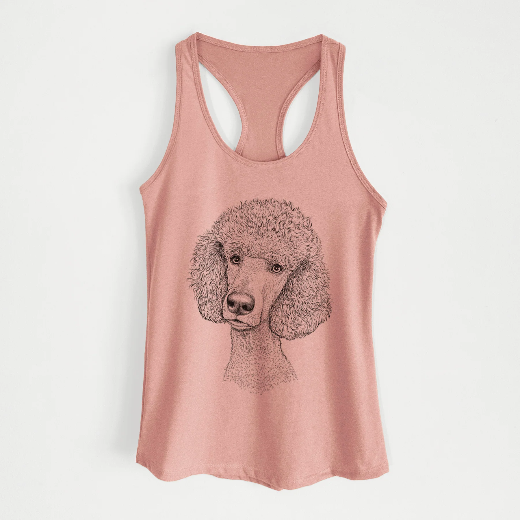 Yuki the Poodle - Women's Racerback Tanktop - Image 3