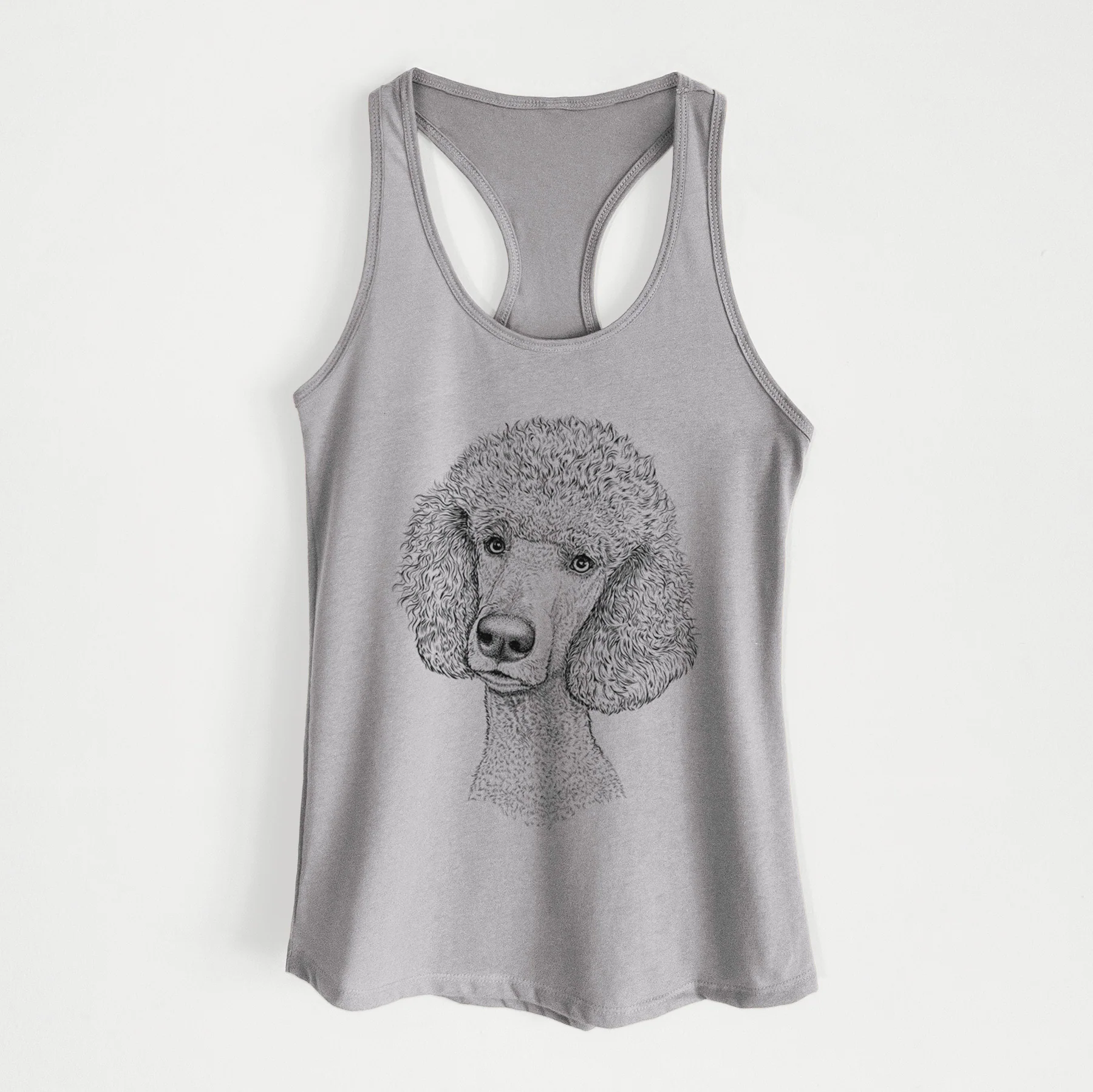 Yuki the Poodle - Women's Racerback Tanktop - Image 5