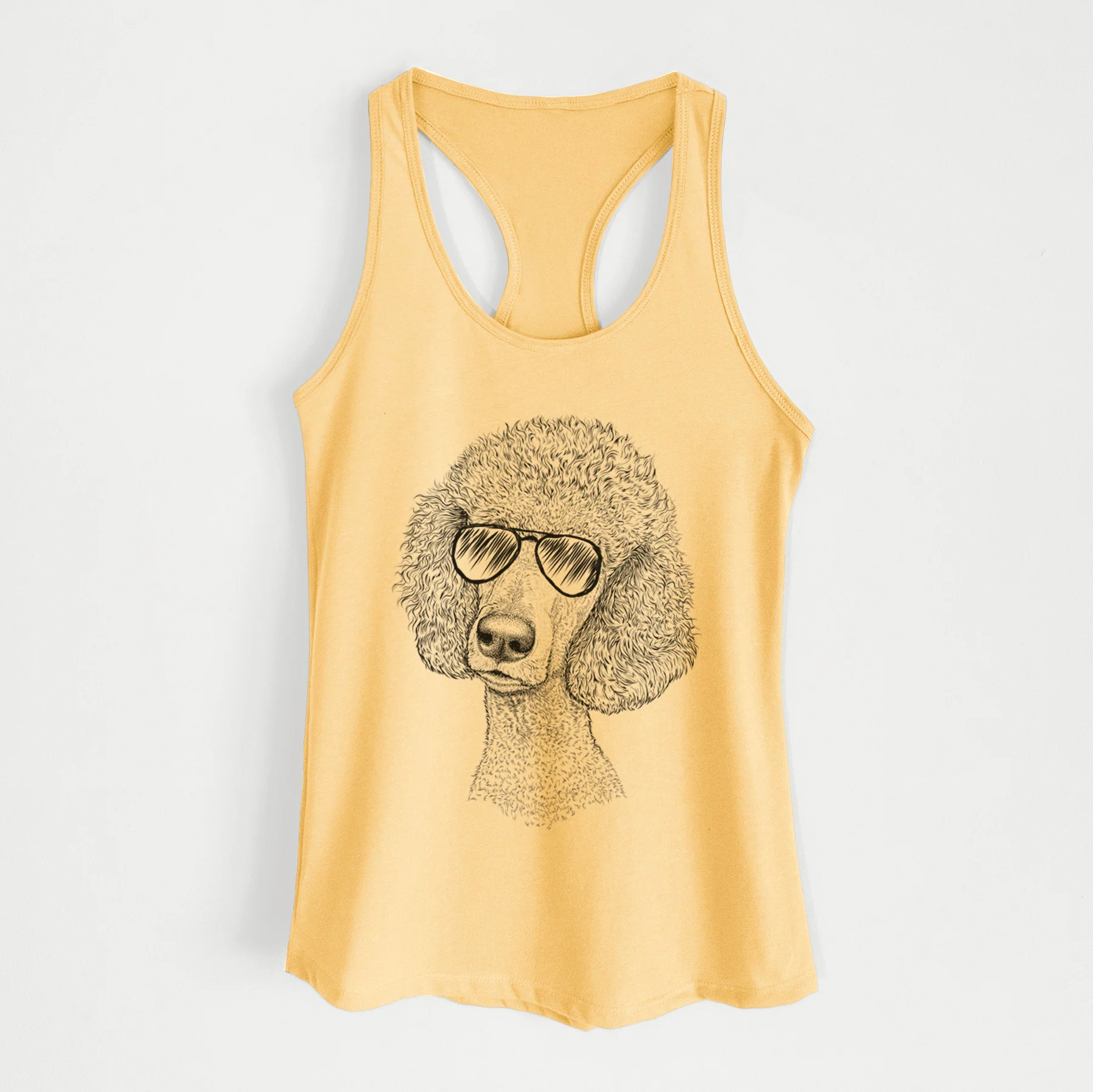 Yuki the Poodle - Women's Racerback Tanktop - Image 9