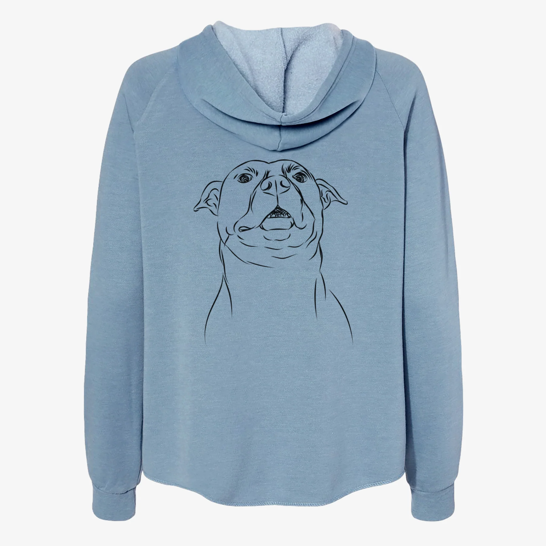 Zada the Pitbull - Women's Cali Wave Zip-Up Sweatshirt - Image 6