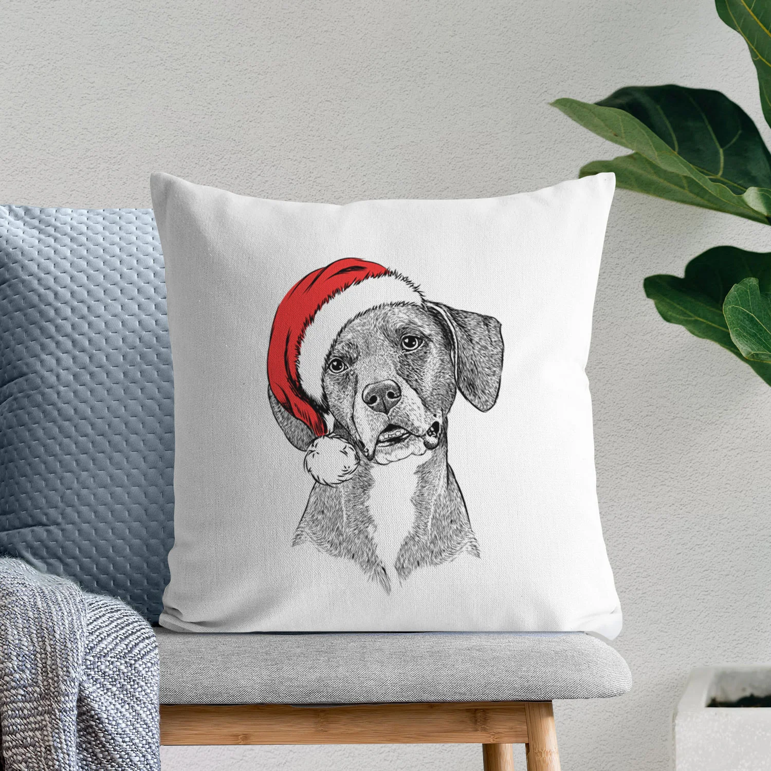 Zeena the Plott Hound Mix - Throw Pillow Cover - Image 10