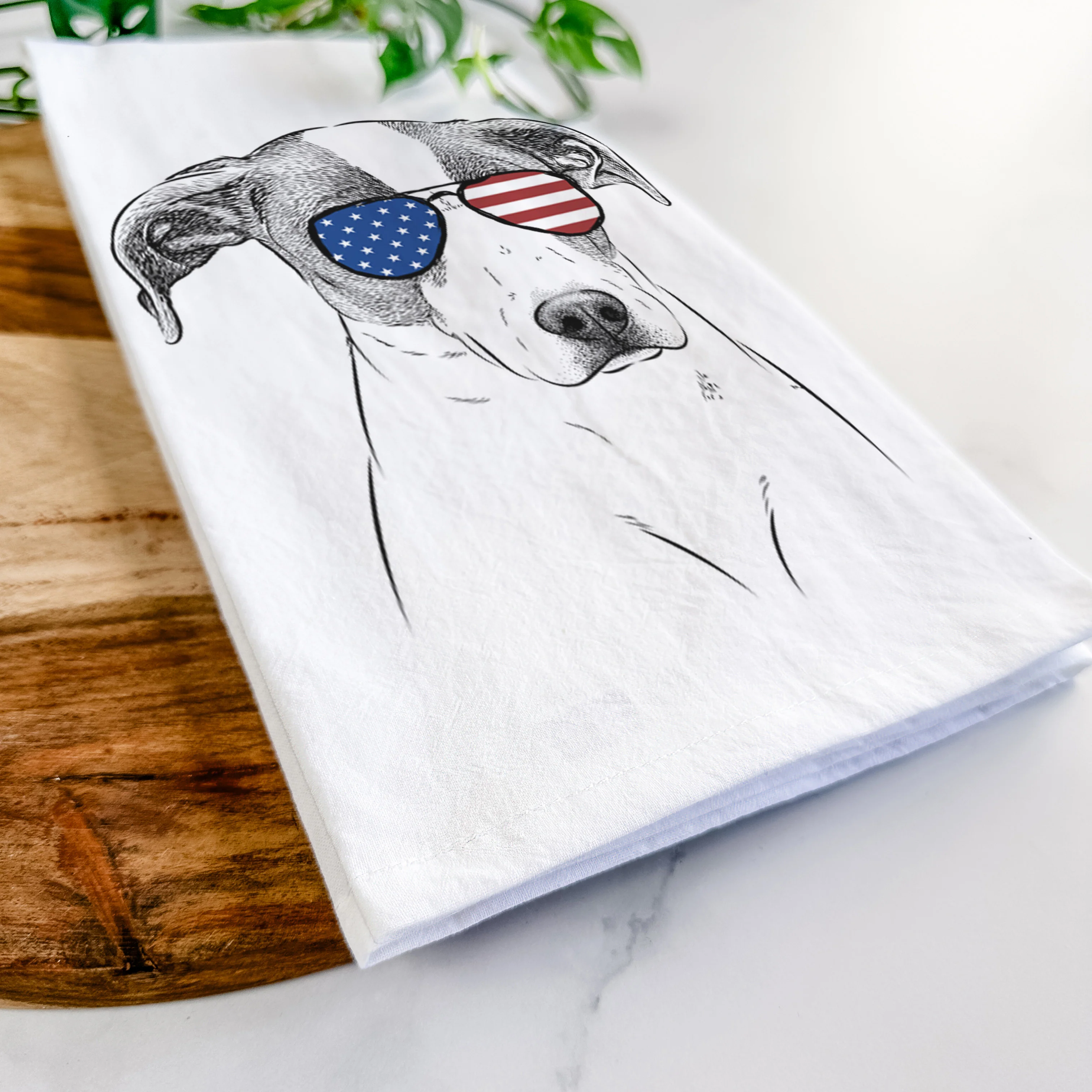 Zephyr the Pointer Mix Tea Towel - Image 12