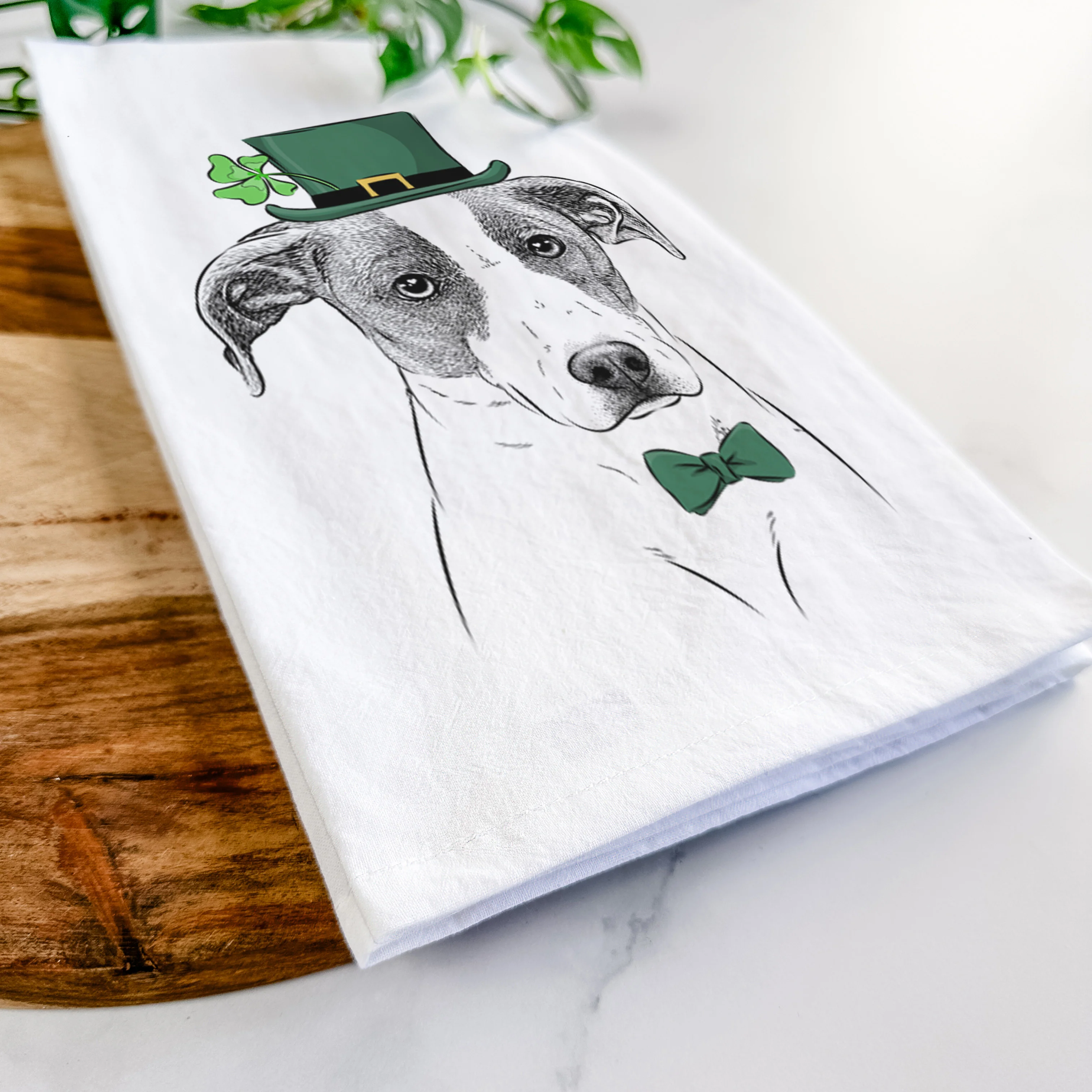 Zephyr the Pointer Mix Tea Towel - Image 13