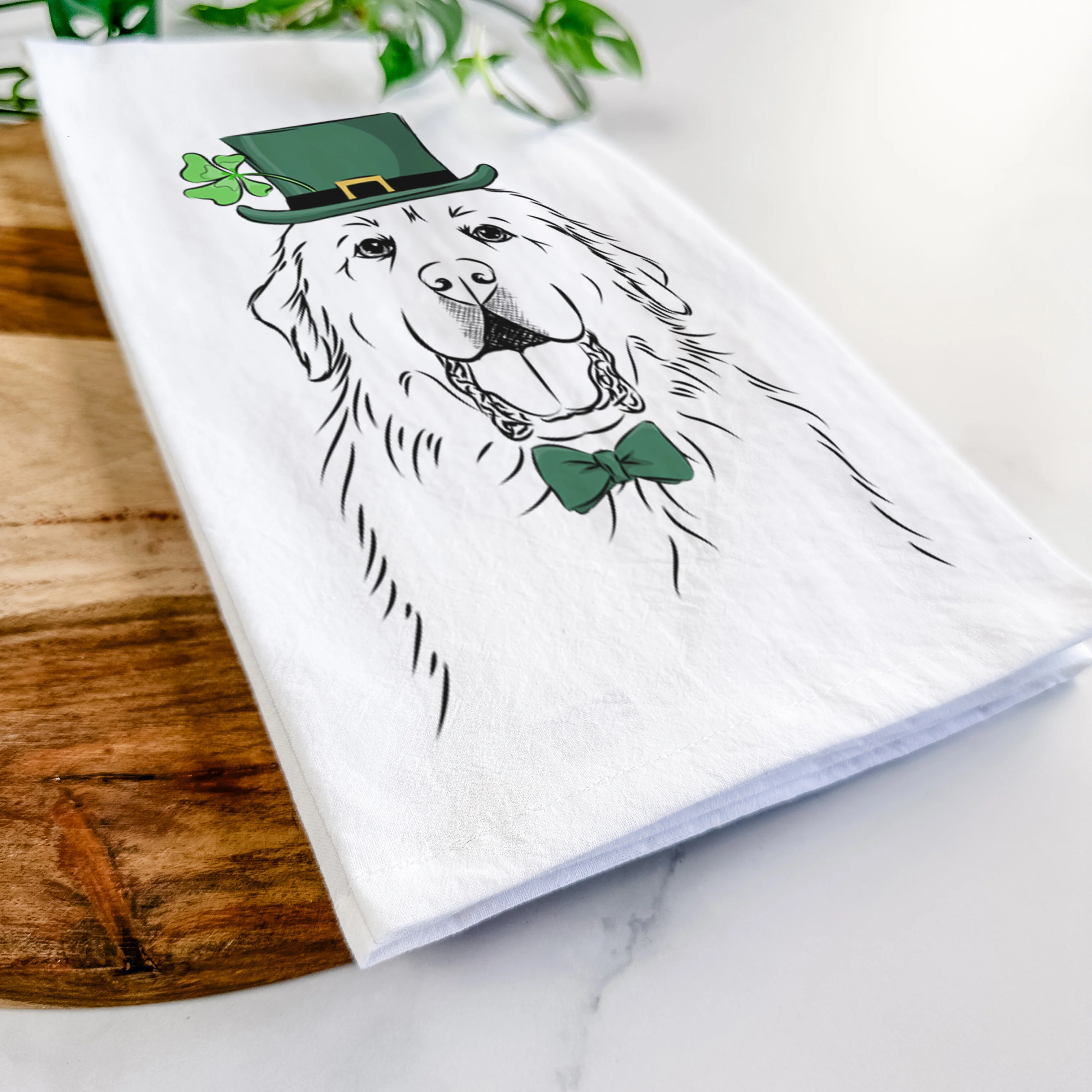 Zeus the Great Pyrenees Tea Towel - Image 13