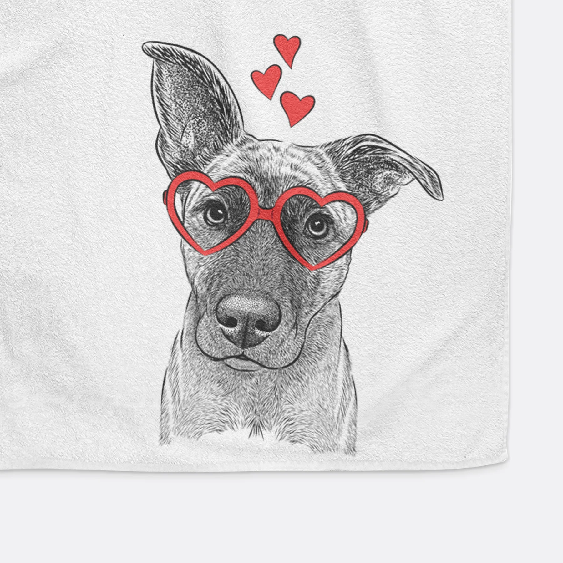 Zoey the Mixed Breed Premium Hand Towel - Image 6