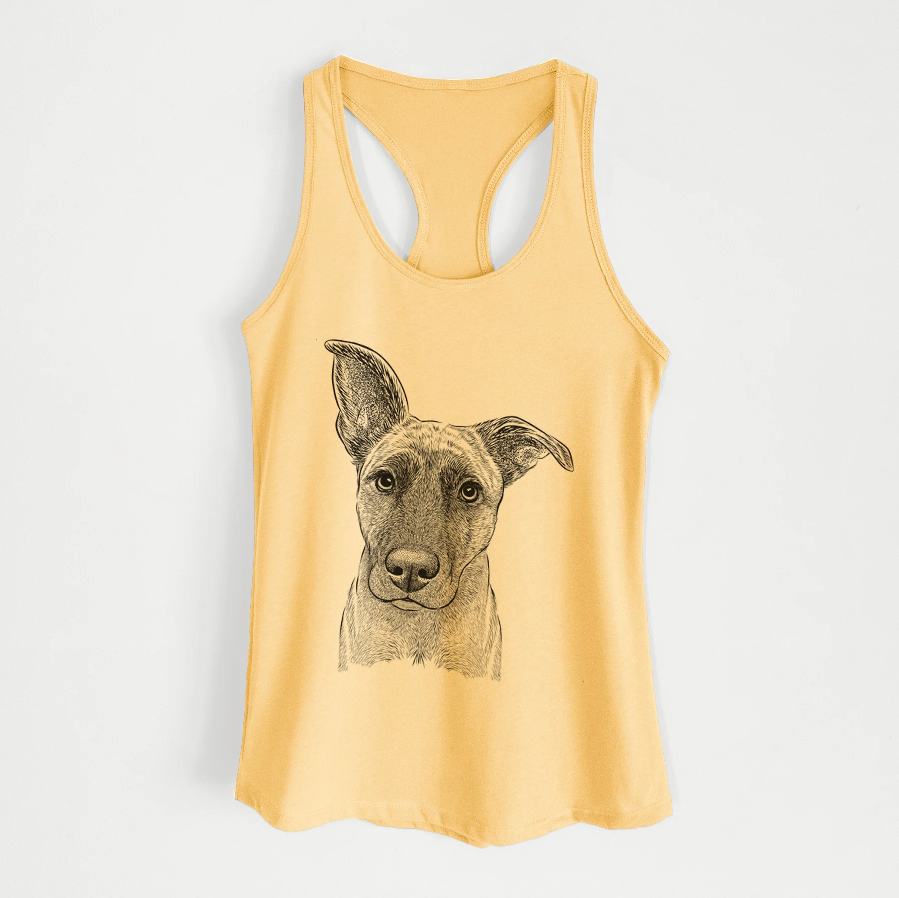 Zoey the Mixed Breed - Women's Racerback Tanktop - Image 4